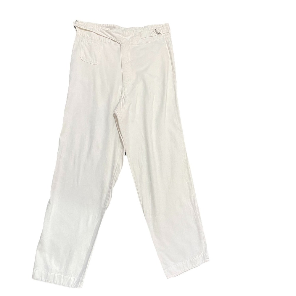 45rpm Woman's Cotton High Waist Relaxed Tapered Pants Size 2 Casual Japanese - Picture 14 of 16